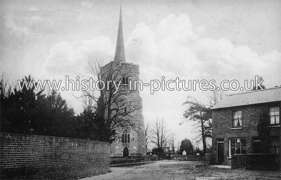 St Mary the Virgin Church and Village, Little Wakering, Essex. c.1905